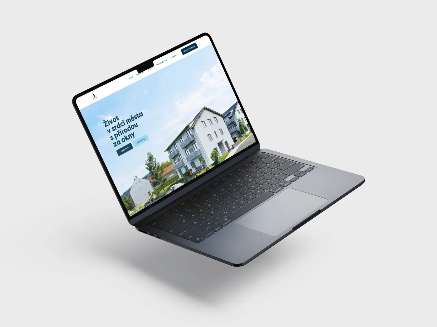Byty Přehradní: Web bytového projektu připravený na start prodeje
